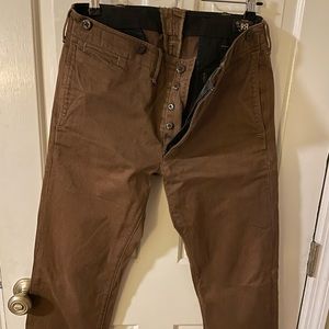 RRL officer stripe pant size 30/32
